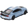 Ford Mustang Shelby GT500 "Heritage Edition" Light Blue Metallic with White Limited Edition 1/64 Die Cast Model Car by Mini GT - image 3 of 3