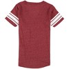 G-III Sports Womens Oklahoma Sooners Embellished T-Shirt, Red, Small - 2 of 2