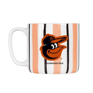 MLB Baltimore Orioles Striped Coffee Mug - 16oz - 1 of 1