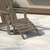 WestinTrends Azura Outdoor Patio HDPE Adirondack Ottoman Footrest - 2 of 4