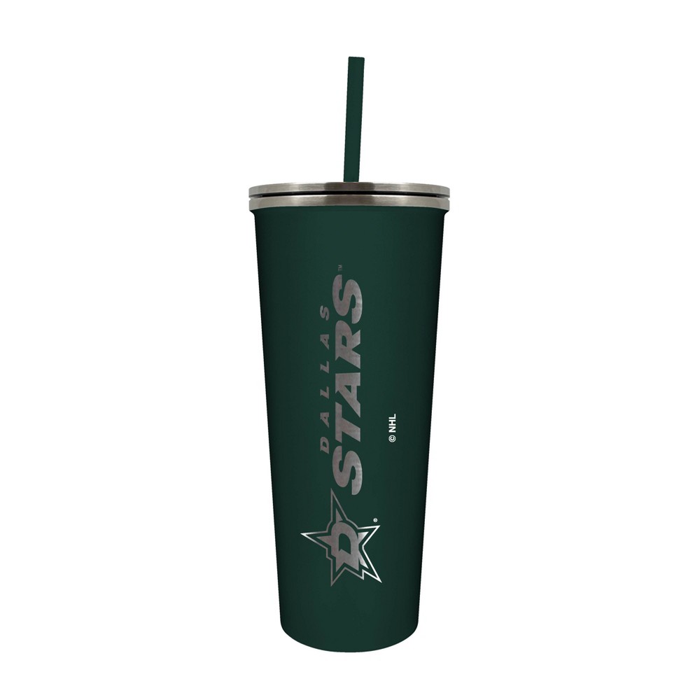 Photos - Glass NHL Dallas Stars 24oz Skinny Tumbler with Straw