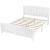Okak All Size Farmhouse Platform Bed Frame with Support Slats & Strong Structure,Solid Wood Primary Bed No Box Spring Needed - 4 of 4