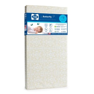 Sealy Butterfly Premium Firm Crib Mattress and Toddler Mattress - 1 of 4