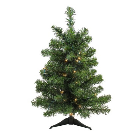 Northlight 3' Prelit Artificial Christmas Tree Canadian Pine - Clear ...