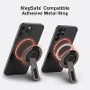 Vena Magsafe Phone Ring Holder Grip with Kickstand for Phone Case, Magsafe Magnetic Phone Grip Ring Holder and Magnet Stand for iPhone, Gray - 3 of 4