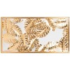 Leilani Palm Leaf Desk - Gold Leaf/Glass - Safavieh - 3 of 4