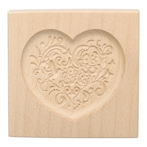Unique Bargains Wooden 3D Carved Non-stick Vintage Baking Cookie Biscuit Mould - 1 of 4