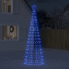 vidaXL Christmas Tree Light with 570 Blue LEDs - Outdoor Suitable, Customizable Design, 8 Lighting Effects, Energy-Efficient, Simple Assembly - 2 of 4