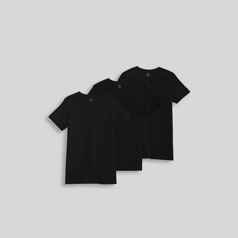 Jockey Generation™ Boys' 3pk Crew Neck Undershirt - Black Xl : Target