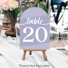 Big Dot of Happiness Purple Elegantly Simple - Wedding Receptions, Parties or Events Double-Sided 5 x 7 inches Cards - Table Numbers - 1-20 - 3 of 4