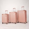 Coolife 4-piece hard luggage, 360 ¡ã dual rotating four-wheel luggage, password lock, lightweight universal wheel luggage - 2 of 4