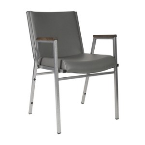 Flash Furniture HERCULES Series Heavy Duty Stack Chair with Arms - 1 of 4