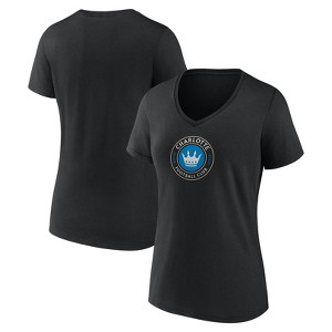 MLS Charlotte FC Women's V-Neck T-Shirt - 1 of 3