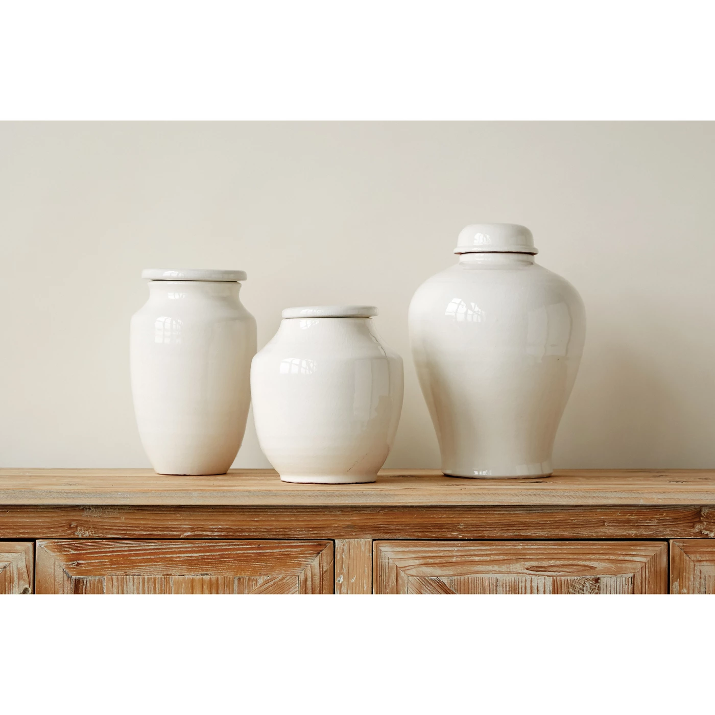 Terracotta Cachepots. Hello Lovely, White French Home Decor for Fans of Country Interiors.