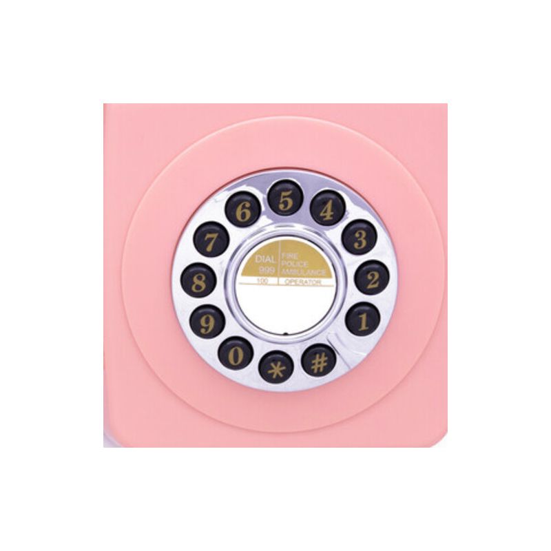 GPO Retro GPO746WPK 746  Wall Mount Push Button Telephone - Pink, 4 of 7