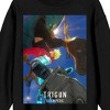 Trigun Stampede Vash The Stampede Crew Neck Long Sleeve Black Adult Sweatshirt - image 2 of 3