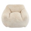 Christopher Knight Home Maegan Indoor Modern Cozy Faux Fur Bean Bag with Backrest - 4 of 4
