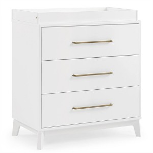 Delta Children Spencer 3 Drawer Dresser with Changing Topper - 1 of 4