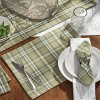 Park Designs Verbena Green Plaid Table Runner 13" x 36" - 2 of 4