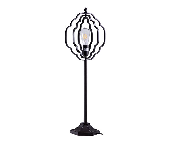 Larson Geometric Table Lamp Black (Includes Energy Efficient Light Bulb) - Aiden Lane