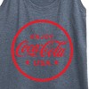 Women's Coca-Cola Enjoy Coca Cola USA Graphic Racerback Tank - Heather Blue - 2 X-Large - 2 of 4