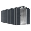 vidaXL Garden Shed Anthracite Galvanized steel Large Garden Shed - 3 of 4