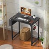 MAYEERTY 55in Computer Desk with Storage, Modern Writing Desk with Fabric Drawers for Home Office, Black - 4 of 4