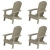 WestinTrends Tuscany HIPS¬¨‚Ä†Outdoor¬¨‚Ä†Patio¬¨‚Ä†Folding¬¨‚Ä†Adirondack¬¨‚Ä†Chair (Set of 4) - 3 of 4