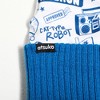 Doraemon Character Art White & Blue Ribbed Knit Beanie - 4 of 4