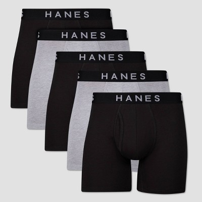 Hanes Premium Men's 5pk Boxer Briefs - Colors May Vary S