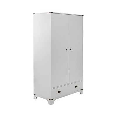 Vtec Trading Light Gray Modern Style Wardrobe Cabinet