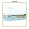 Amanti Art Shoreline Cameo II by June Erica Vess Wood Framed Wall Art Print - 3 of 4