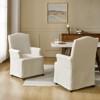 Arnold dining chair Set of 2 roll arms|ARTFUL LIVING DESIGN - 3 of 4