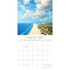 2026 Square Wall Calendar, Beaches, 16-Month Natural World Theme, 180 Reminder Stickers (12x12 In) - 3 of 4