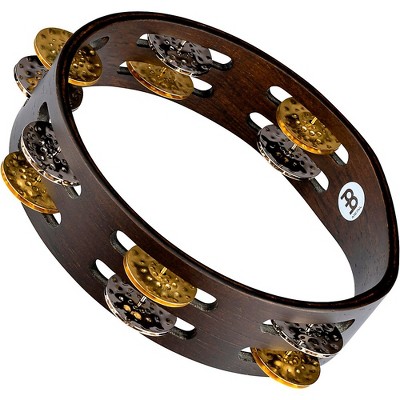 Meinl MEINL Compact Wood Tambourine 8 in. Walnut Brown