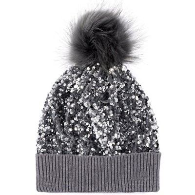 Shiraleah Fiesta Sequin Hat, Silver - FINAL SALE ONLY
