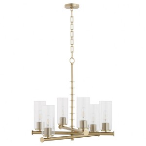 Quorum Lighting Mercier 6 - Light Chandelier in  Aged Brass - 1 of 1