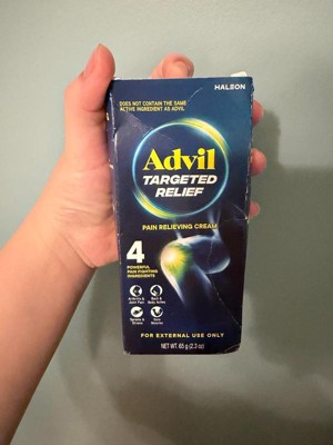 Advil Targeted Relief Pain Relieving Cream with Massage Applicator - 2 ...