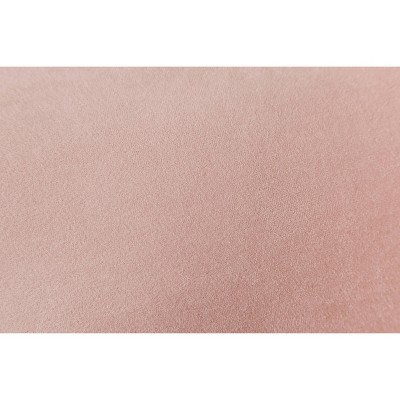 Blush Pink Velvet Handcrafted Swivel Glider with Wooden Base