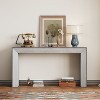 HDZNVF Elegant Console Table, Fireplace Design, Simple and Functional with High-Quality Wood Veneer Top - 2 of 4