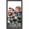 PosterPalooza | Textured Brown Picture Frame - UV Acrylic, Foam Board Backing, Hanging Hardware - 2 of 4