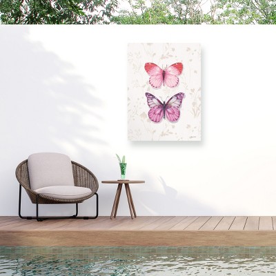 Lisa Audit Obviously Pink 10A Outdoor Canvas Art