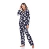 Long Sleeve Floral Pajama Set - White Mark - 3 of 4