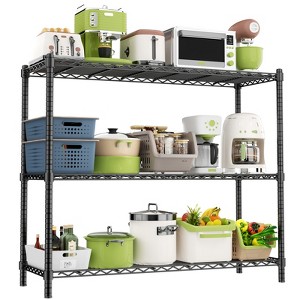 Adjustable Garage Wire Shelving Unit for Kitchen, Laundry Room, Pantry, Warehouse, Basement - 1 of 4