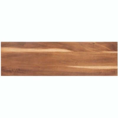 Cricket Retro Chic Open Shelf Mahogany Media Stand - Natural Acacia