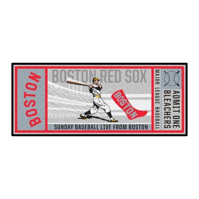 MLB Boston Red Sox 30"x72" Retro Ticket Runner Mat