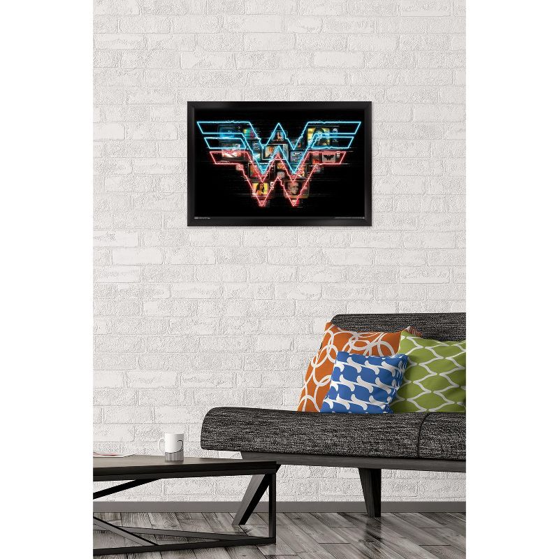 Trends International DC Comics Movie - Wonder Woman 1984 - Logo Framed Wall Poster Prints, 2 of 7