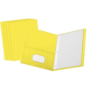 Paper Folders with Pockets 2 Pocket Folders Bulk, Two Pocket Folders for Letter Size Sheets, File Folders with Pockets - by Enday - 1 of 1