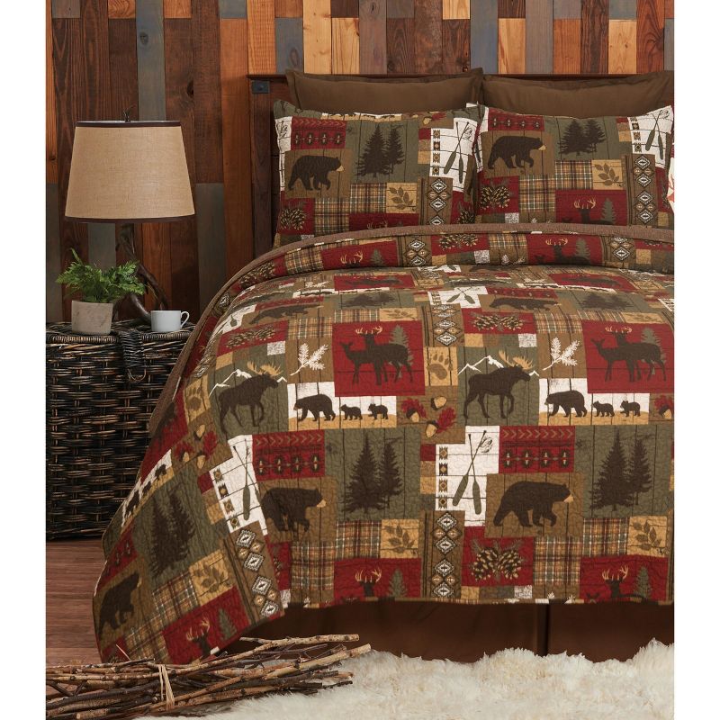 C&F Home Timber Trails Rustic Lodge Cotton Quilt Set  - Reversible and Machine Washable, 4 of 7