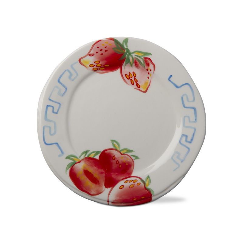 tagltd Dolce Vita Strwberry Appetizer Plate Dinnerware Serving Plates, 1 of 3